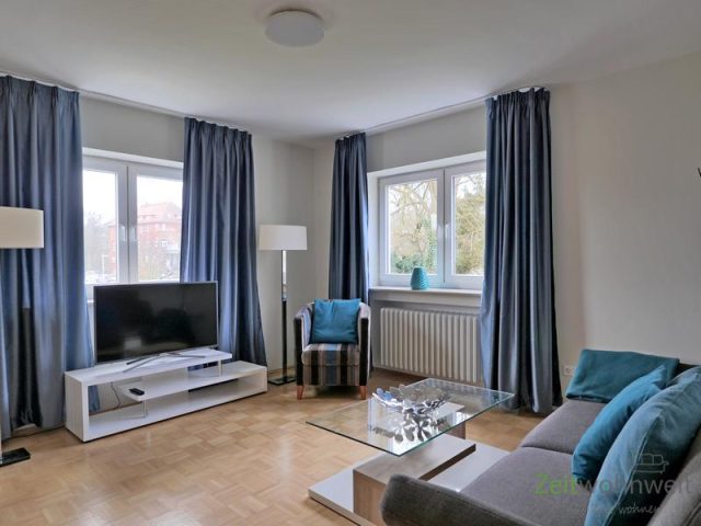 Blick ins Wohnzimmer