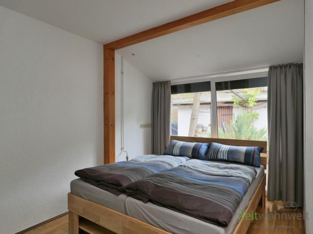 Blick ins Schlafzimmer