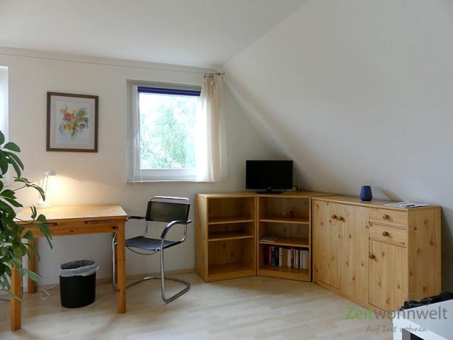 Arbeitstisch, Flachbild-TV