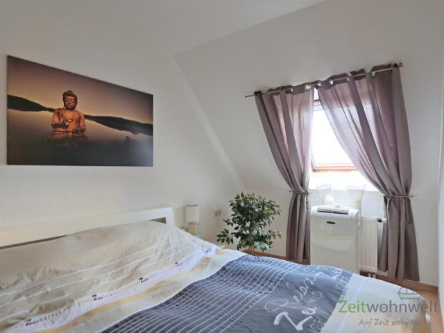 Blick ins Schlafzimmer