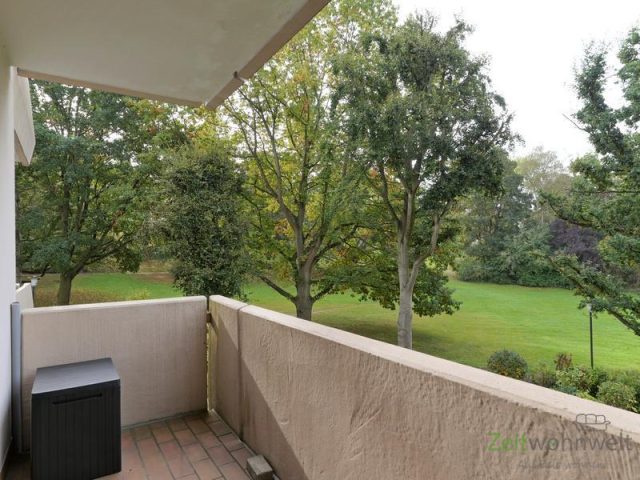 Blick vom Balkon