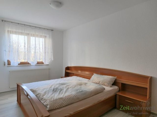 Blick ins Schlafzimmer
