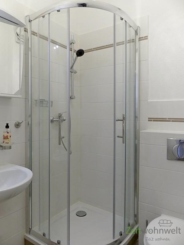 modernes Bad mit Dusche