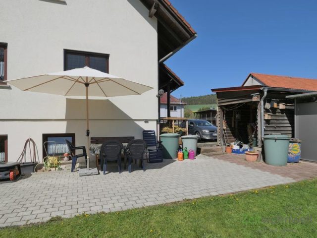 Sitzecke am Haus