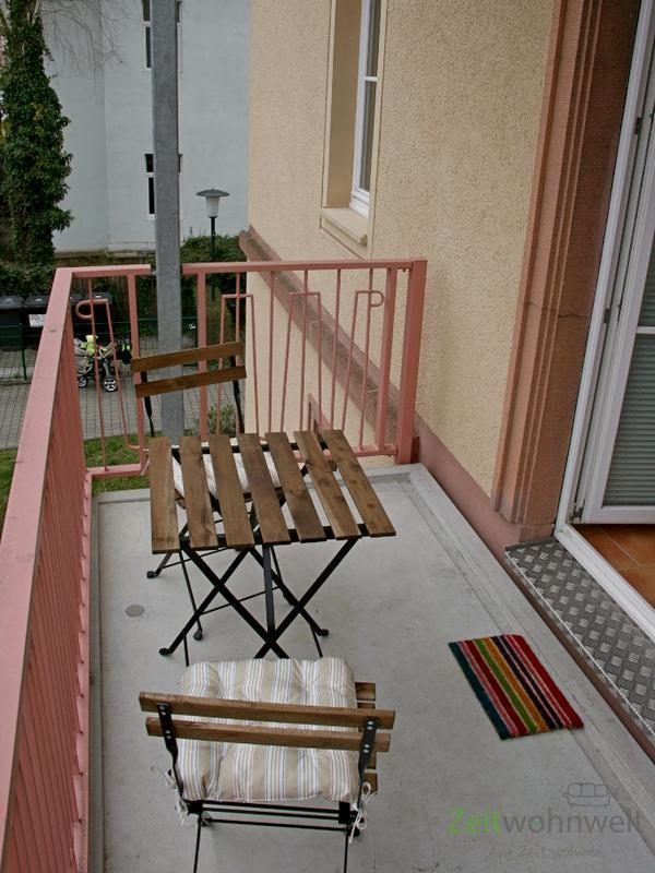 der Balkon von oben