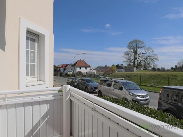 Blick vom vorderen Balkon
