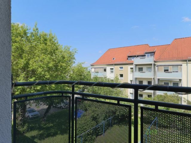 Blick vom Balkon