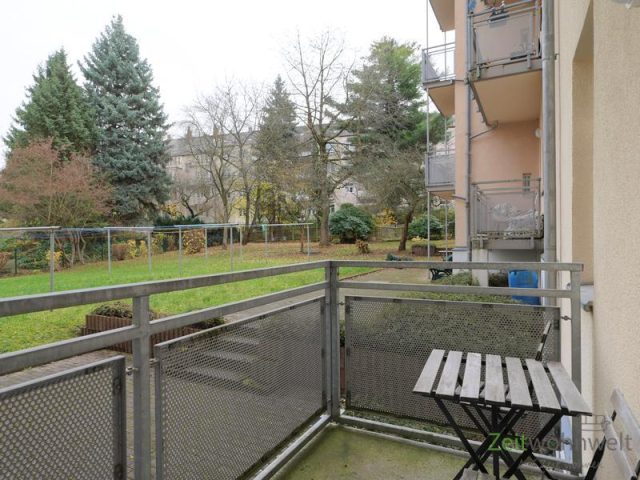 Blick vom Balkon