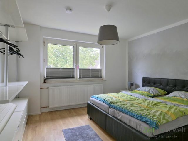 Blick ins Schlafzimmer