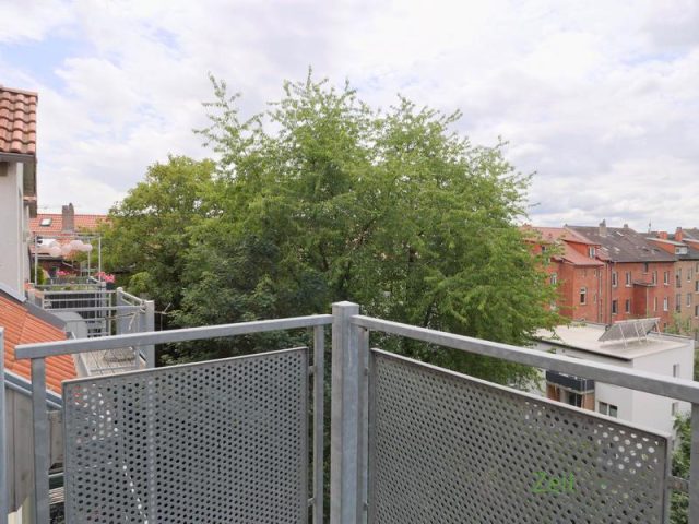 Blick vom Balkon