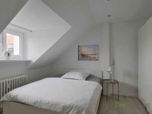 Blick ins Schlafzimmer