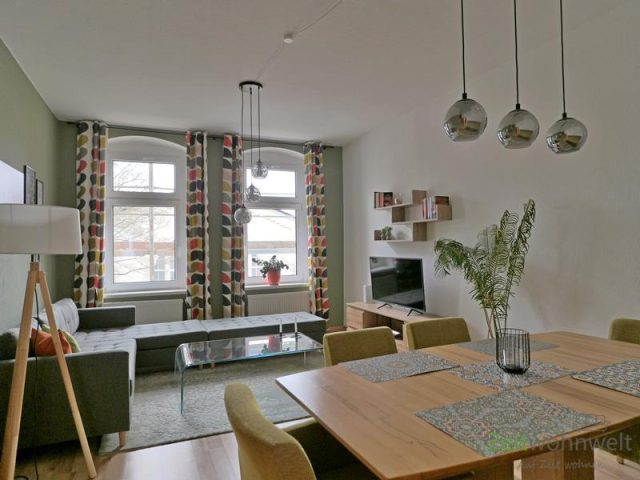 Blick ins Wohnzimmer
