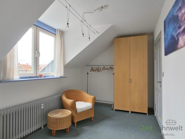 Blick ins Schlafzimmer