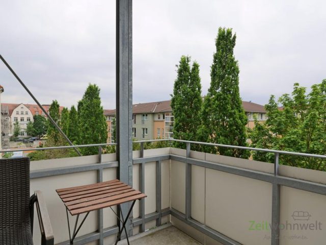 Blick vom Balkon