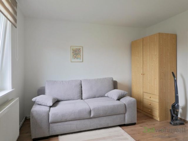Schlafsofa und Kleiderschrank