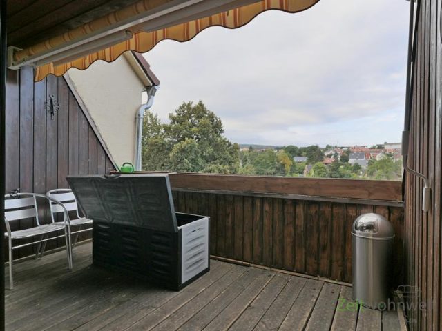 Blick vom Dachbalkon