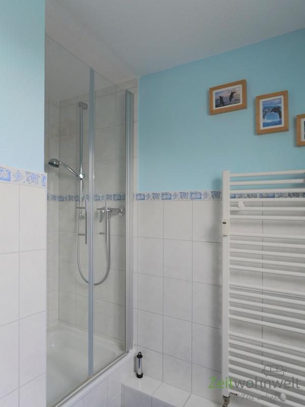 Blick zur Dusche