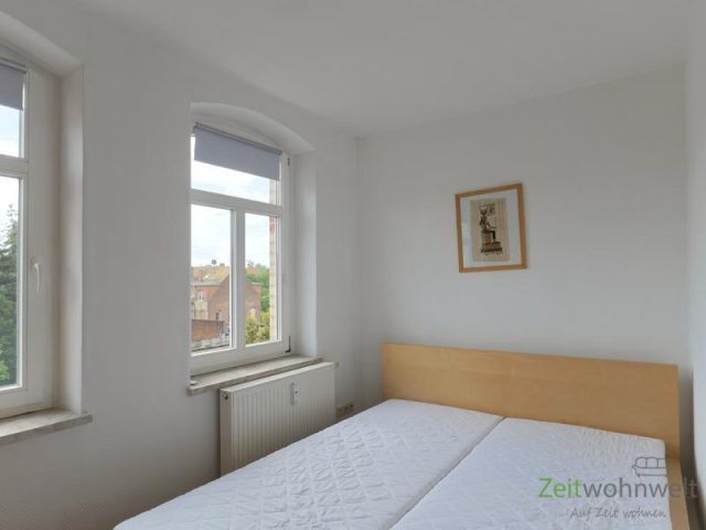 Blick ins Schlafzimmer