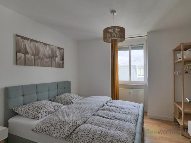 Blick ins Schlafzimmer