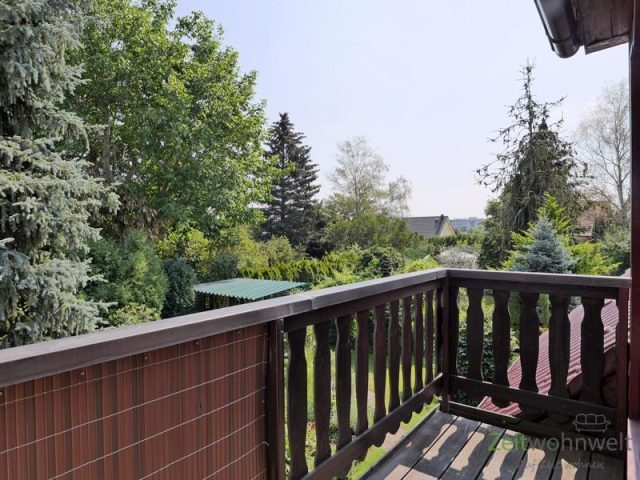 Blick vom Balkon