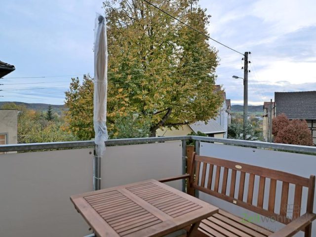Blick vom Balkon