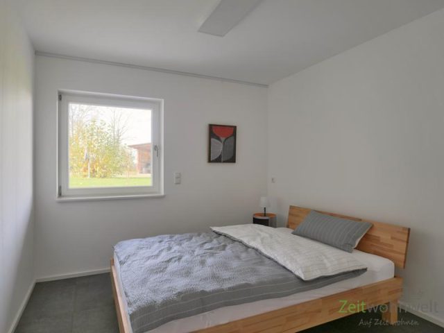Blick ins Schlafzimmer