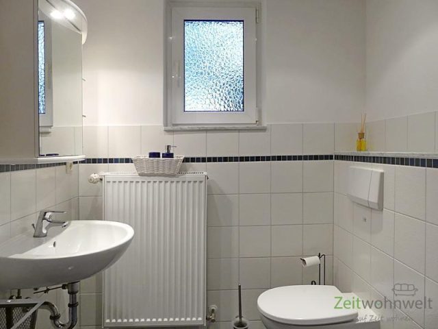 Waschbecken und WC