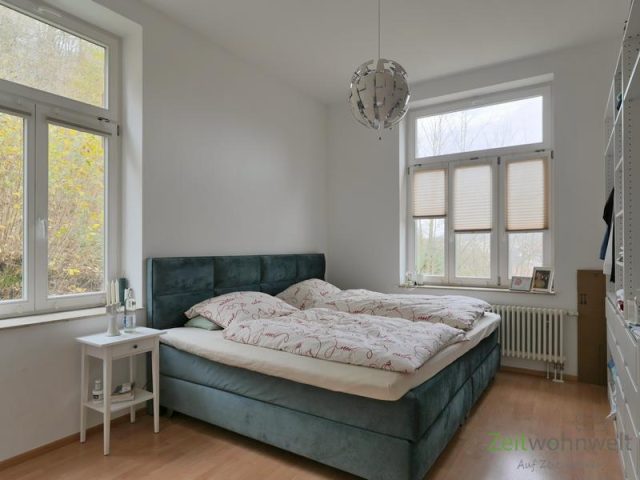Blick ins Schlafzimmer