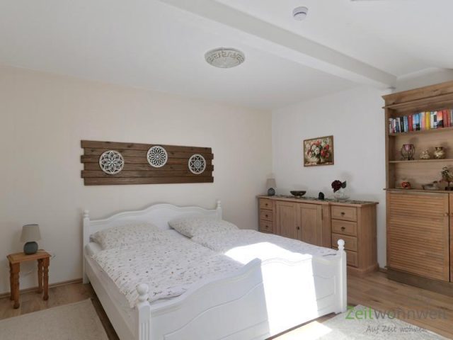 Blick ins Schlafzimmer