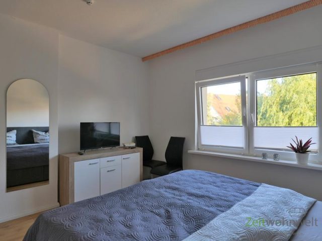 TV im hinteren Schlafzimmer