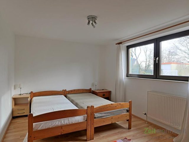 Blick ins Schlafzimmer
