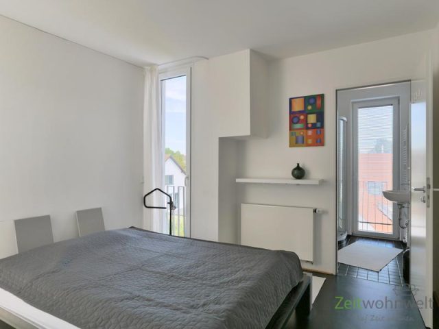 Blick ins Schlafzimmer