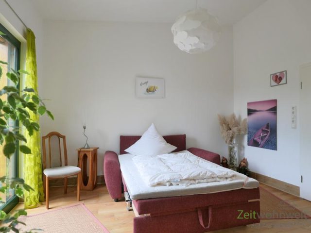 Blick ins Schlafzimmer
