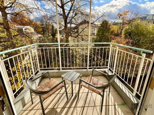 Blick auf den Balkon