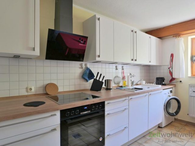 Waschmaschine in der Küchenzeile