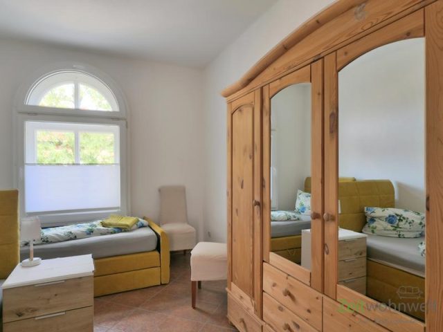 Blick ins Schlafzimmer