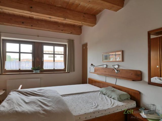 Blick ins Schlafzimmer