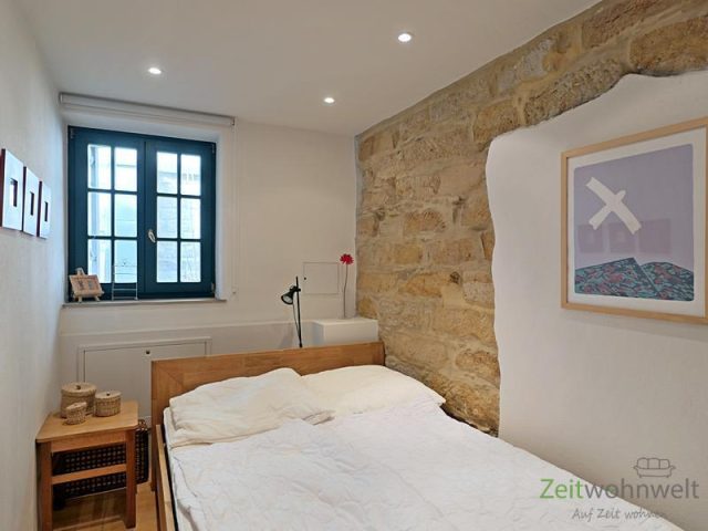 Blick ins kleine Schlafzimmer