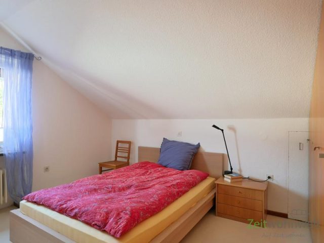 Blick ins Schlafzimmer