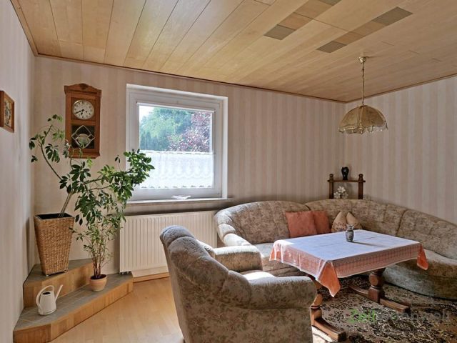 Blick ins Wohnzimmer