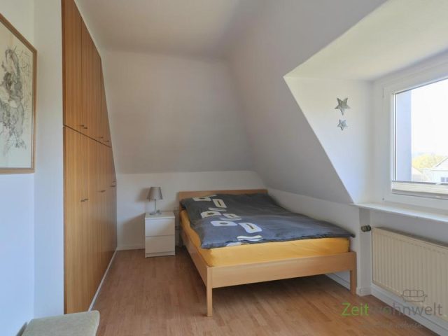 Blick ins Schlafzimmer