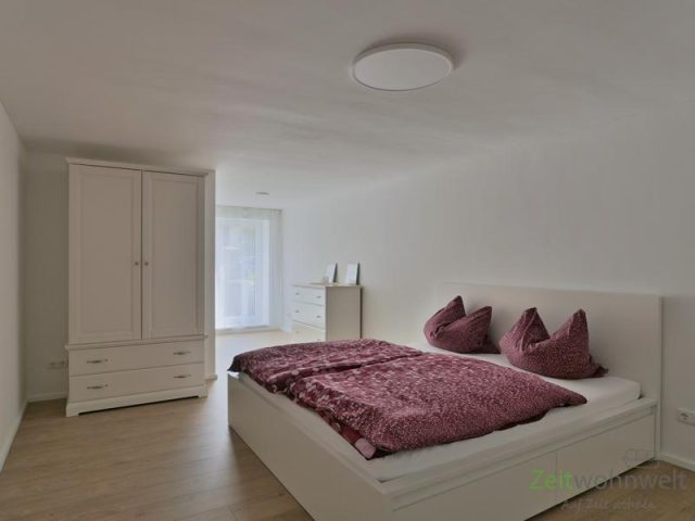 Blick ins Schlafzimmer
