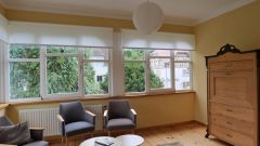 Untermaßfeld, geschmackvoll neu möblierte Wohnung in Landhaus-Stil, Gäste-WC, Garten