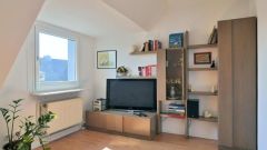 Fasanenhof, preiswerte möblierte Dachwohnung in einem ruhigen Haus mit Garten
